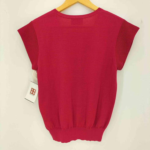 ユナイテッドアローズ UNITED ARROWS MINI Vネック ショートスリーブ ニット レディース FREE