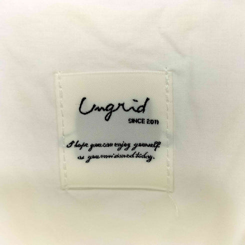 アングリッド Ungrid ルーズシルエットシャツ レディース FREE