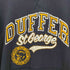 ザダファーオブセントジョージ The DUFFER of ST.GEORGE ロゴプリント Vガゼット フロントポケット クルーネック スウェット メンズ import:S