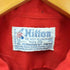 ヒルトン HILTON 70-80s 青タグ 襟芯フロント刺繍ボーリングシャツ レディース 36