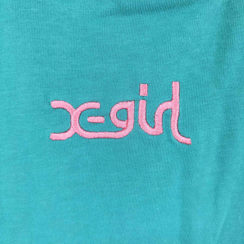 エックスガール X-girl ロゴ刺繍 S/S Tシャツ レディース JPN:S