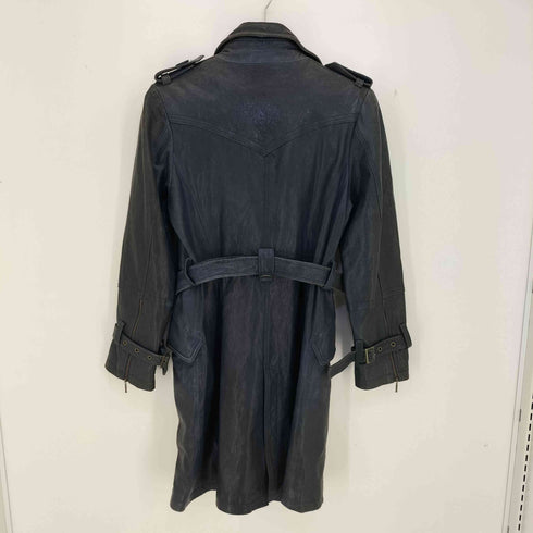 neuf cent neuf 羊革 レザー トレンチコート レディース JPN:38