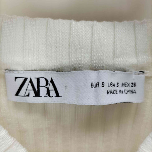 ザラ ZARA ニットドッキングブラウス レディース JPN:S