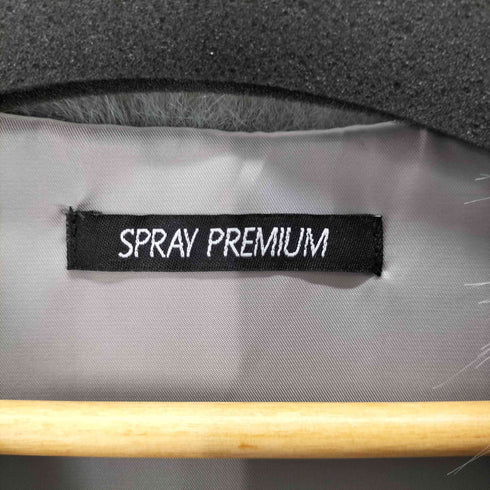 SPRAY PREMIUM フェイクファーシャギーベスト レディース