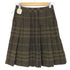 バーバリー BURBERRY ウール チェック プリーツ レディース JPN:36