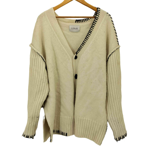 リノー LiNoH HANDSTITCH CARDIGAN メンズ FREE