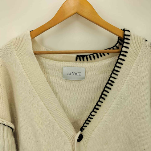 リノー LiNoH HANDSTITCH CARDIGAN メンズ FREE