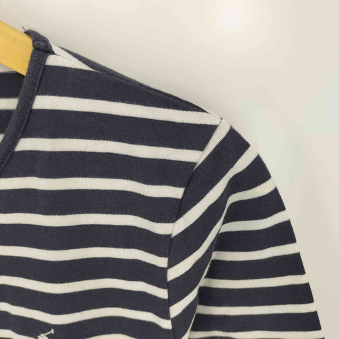 ラルフローレン RALPH LAUREN ボーダー 七分丈カットソー レディース import:M