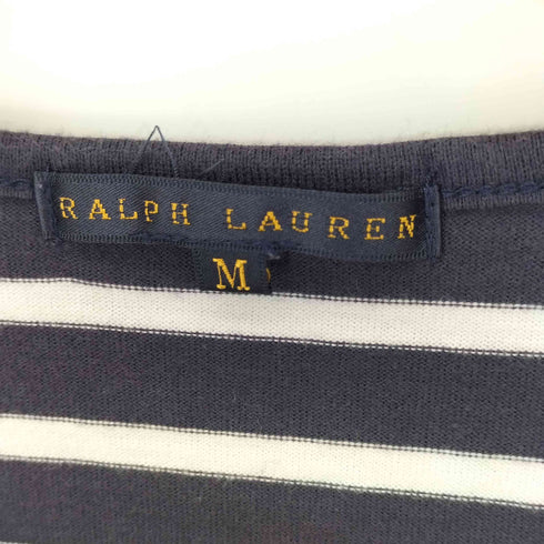 ラルフローレン RALPH LAUREN ボーダー 七分丈カットソー レディース import:M