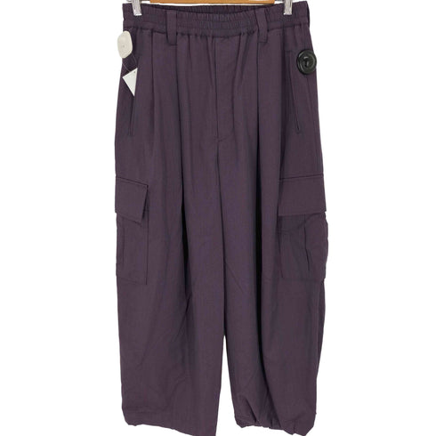 メゾンスペシャル MAISON SPECIAL High Count Wool Prime-Wide Cargo Pants メンズ 0