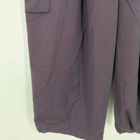 メゾンスペシャル MAISON SPECIAL High Count Wool Prime-Wide Cargo Pants メンズ 0