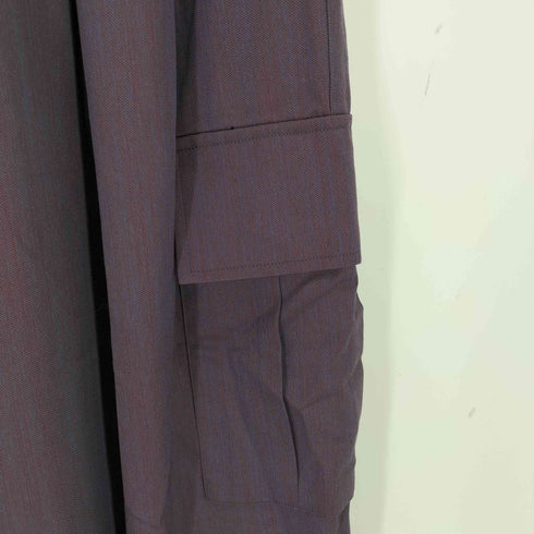 メゾンスペシャル MAISON SPECIAL High Count Wool Prime-Wide Cargo Pants メンズ 0