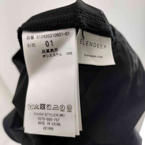 エレンディーク ELENDEEK バックオープンテントワンピース レディース 01