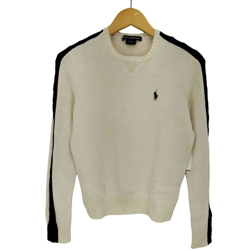 ラルフローレンゴルフ RALPH LAUREN GOLF ケーブ編みライン コットンニット レディース import:M