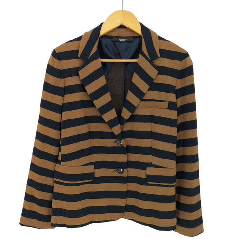 ウィークエンドマックスマーラ Weekend Max Mara ボーダー テーラードジャケット レディース