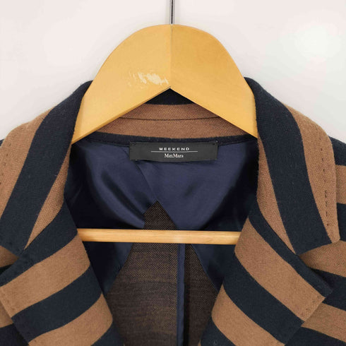 ウィークエンドマックスマーラ Weekend Max Mara ボーダー テーラードジャケット レディース