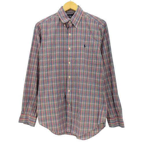 ラルフローレン RALPH LAUREN CLASSIC FIT チェック BDシャツ メンズ import:S