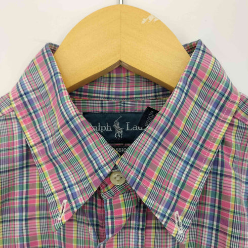 ラルフローレン RALPH LAUREN CLASSIC FIT チェック BDシャツ メンズ import:S