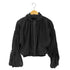 ザラ ZARA パフスリーブ シアードッキングフーデッドボンバージャケット クロップド レディース JPN:M