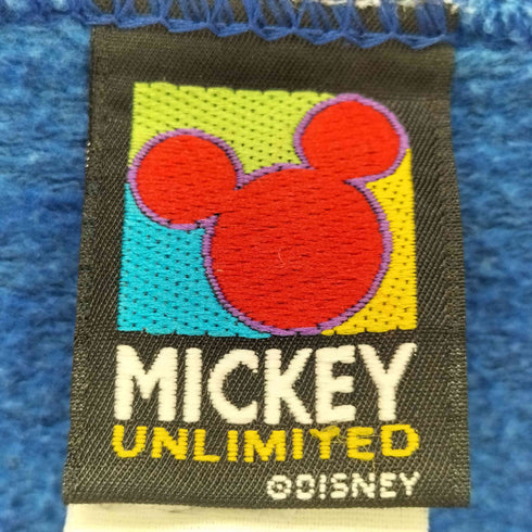90s USA製 キャラクター刺繍 クルーネックスウェット メンズ import:L