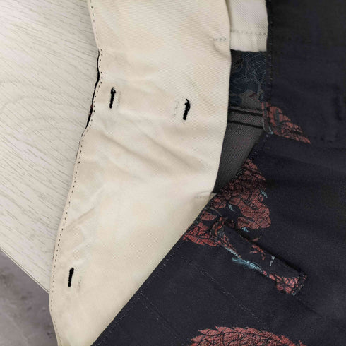 コムデギャルソンオムプリュス COMME des GARCONS HOMME PLUS 11AW デカダンス期 ドラゴン刺繍ワイドパンツ メンズ JPN:XS