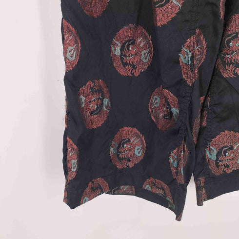 コムデギャルソンオムプリュス COMME des GARCONS HOMME PLUS 11AW デカダンス期 ドラゴン刺繍ワイドパンツ メンズ JPN:XS