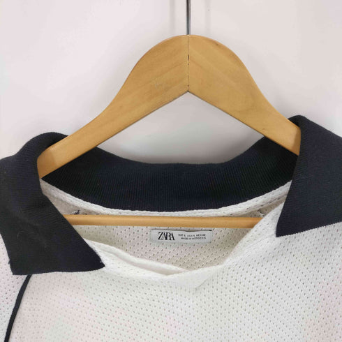 ザラ ZARA POLO PUNTO ESTRUCTURA メンズ JPN:L