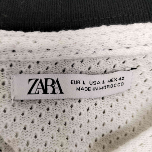 ザラ ZARA POLO PUNTO ESTRUCTURA メンズ JPN:L