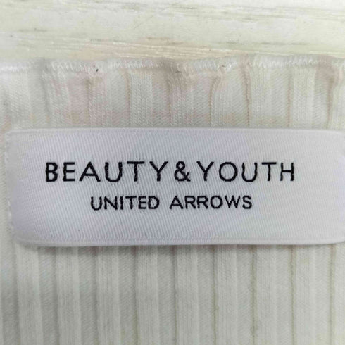 ビューティーアンドユースユナイテッドアローズ BEAUTY & YOUTH UNITED ARROWS メロー ラウンドネック リブカットソー レディース FREE