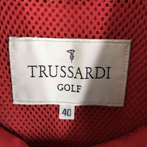 トラサルディ TRUSSARDI GOLF 比翼 スタンドカラー ウィンドブレーカー ゴルフウェア レディース FR:40
