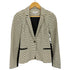 バーニーズニューヨーク BARNEYS NEWYORK コットンリネン ボーダー テーラードジャケット レディース JPN:0