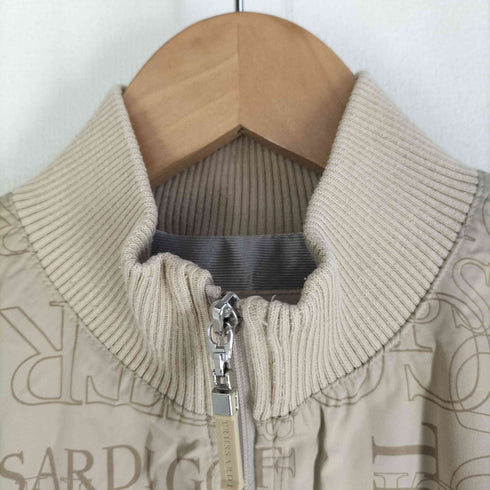 トラサルディ TRUSSARDI GOLF モノグラム ジップアップベスト ゴルフウェア レディース FR:40