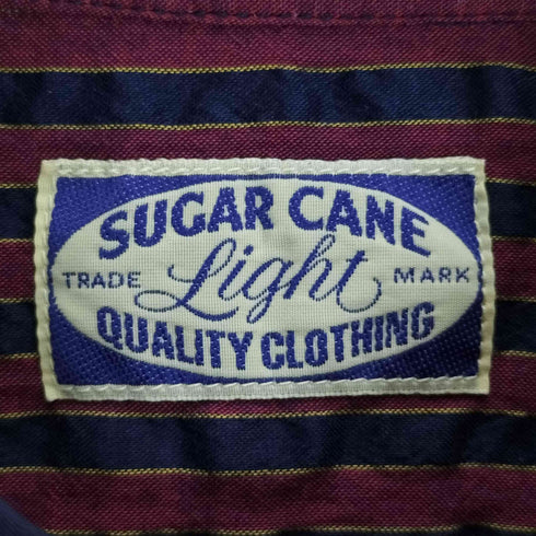 シュガーケーン SUGAR CANE シアサッカーストライプ ボタンダウンシャツ メンズ JPN:S