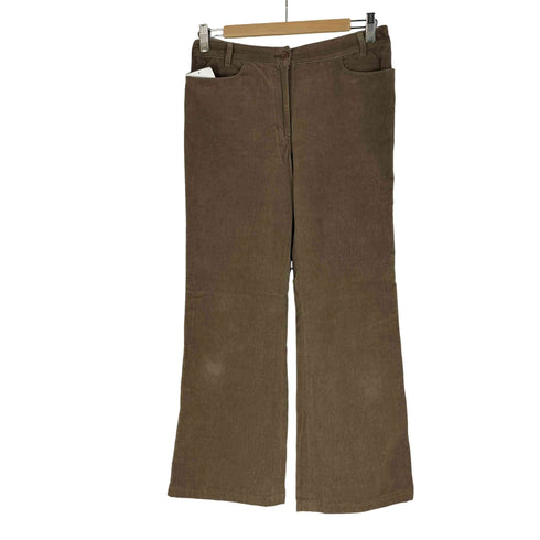 シーケーカルバンクライン ck Calvin Klein 細畝 コーデュロイ ブーツカット フレアパンツ レディース JPN:4