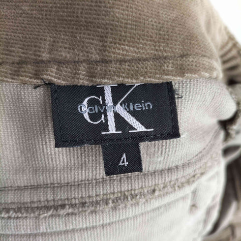 シーケーカルバンクライン ck Calvin Klein 細畝 コーデュロイ ブーツカット フレアパンツ レディース JPN:4
