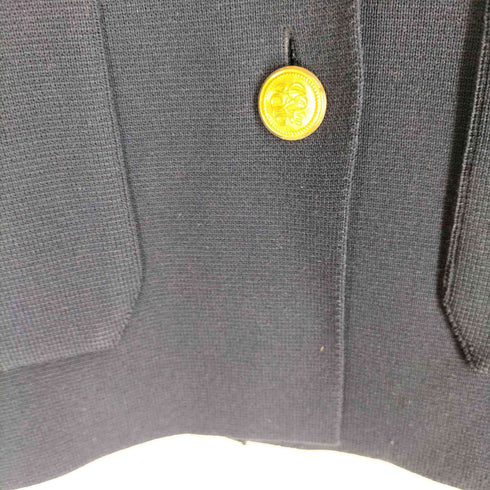 メーカーズシャツカマクラ Makers Shirt 鎌倉 ミラノリブジャケット 紺ブレ 金ボタン レディース JPN:M