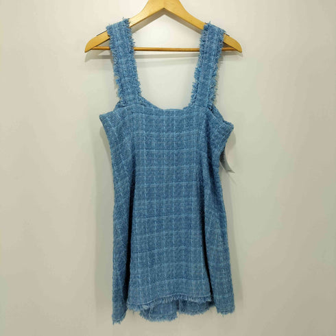 ザラ ZARA ツイード ダブルジャケット アンサンブル レディース import:L