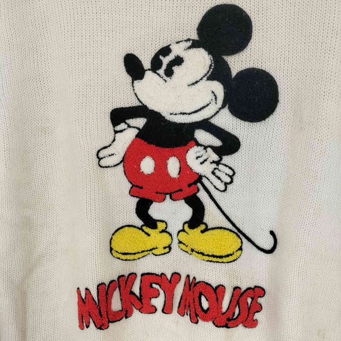 キャラクター刺繍アクリルニット メンズ JPN:L
