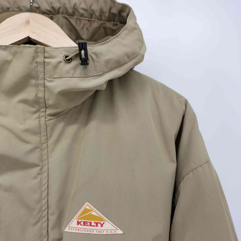 ケルティ KELTY ロゴパッチ フーデット 中綿 ショート ジャケット レディース F