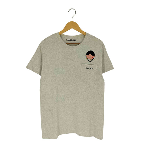 TARZANKICK 両面プリント ポケットTシャツ メンズ