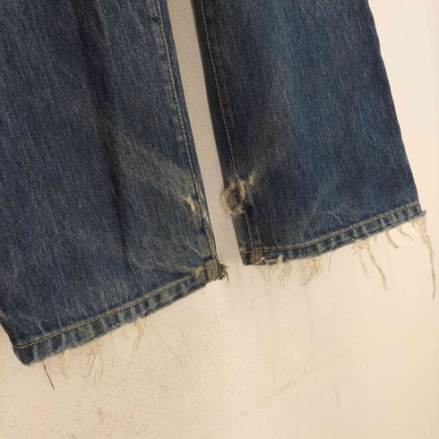 エクストララージ XLARGE MADE IN USA ボタンフライダメージデニムパンツ メンズ 30