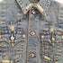 トゥルーレリジョン TRUE RELIGION ダメージデニムトラッカージャケット レディース JPN:XL