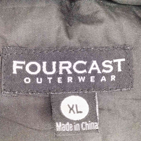 FOURCAST 裏地フリース中綿ジップベスト BIGSIZE メンズ JPN:XL