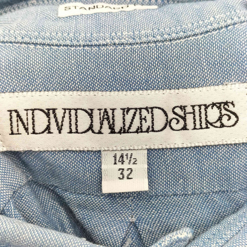インディヴィジュアライズドシャツ individualized shirts STANDARD FIT シャンブレーボタンダウンシャツ メンズ 32