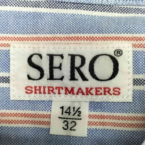 セロ SERO ストライプボタンダウンシャツ メンズ 32
