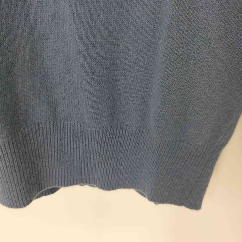 EDIT OF KIWI エルボーパッチ付き カシミア混 Vネックニット レディース JPN:M