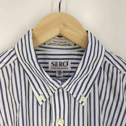 セロ SERO ボタンダウン半袖シャツ メンズ 32