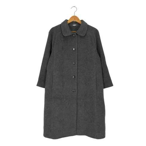 Sorelle Fontana アルパカウール シャギー ステンカラーコート レディース 9