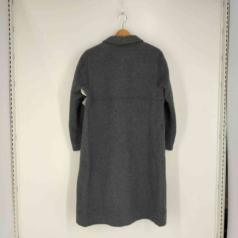 Sorelle Fontana アルパカウール シャギー ステンカラーコート レディース 9