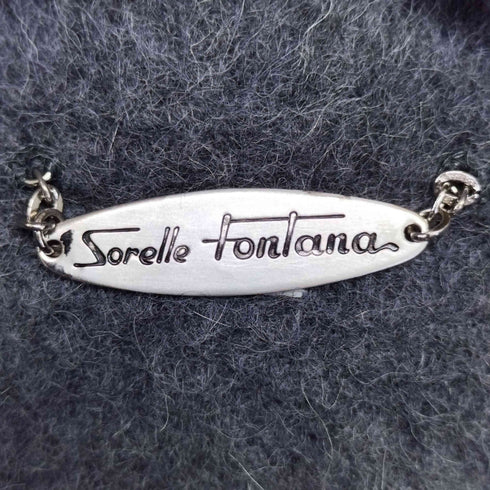 Sorelle Fontana アルパカウール シャギー ステンカラーコート レディース 9